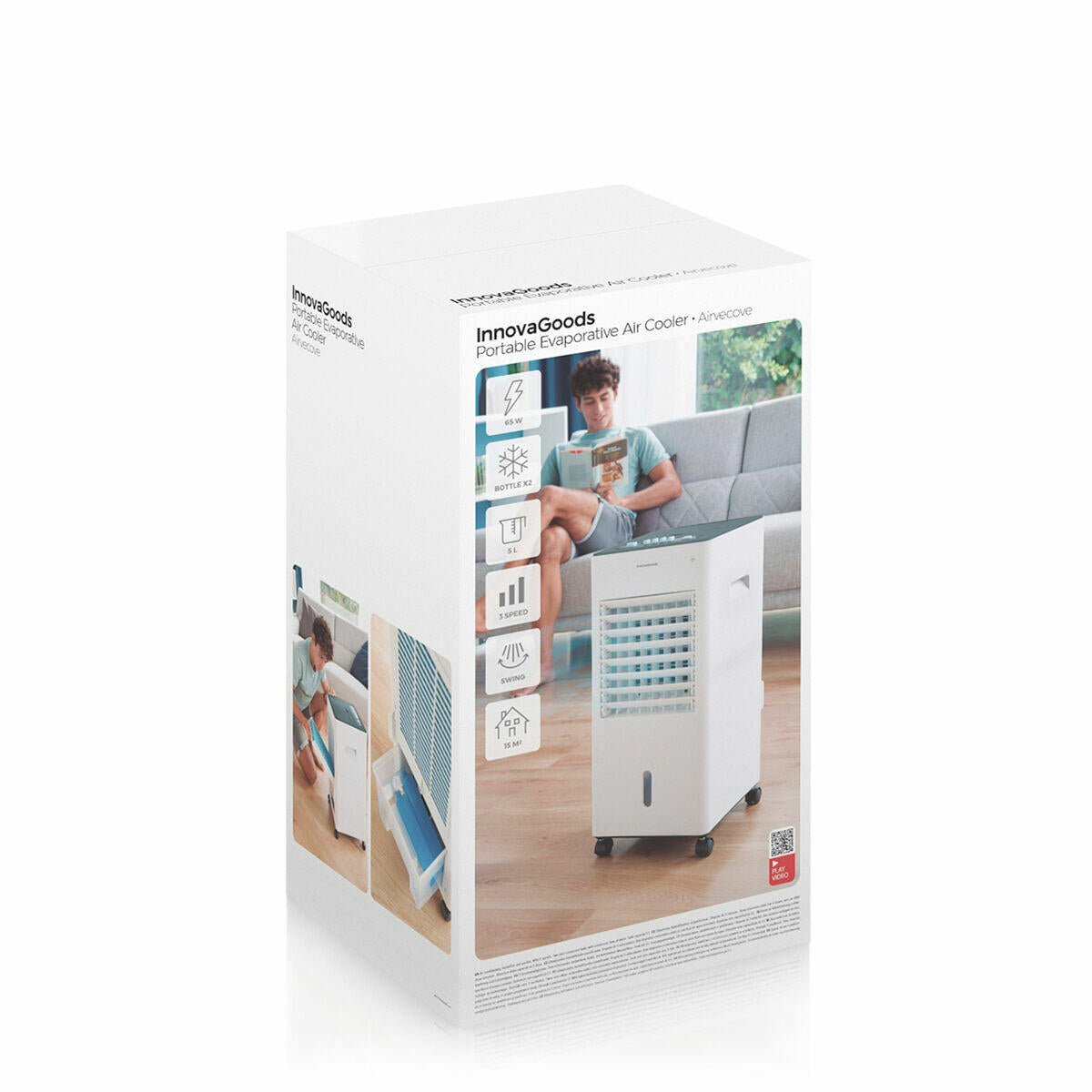 Climatizador Evaporativo Portátil Multifunción Airvecove 5 L 65 W