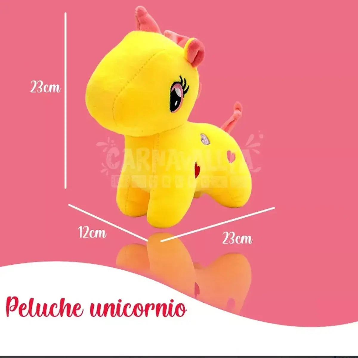 Unicornio de Peluche Suave - 23 cm