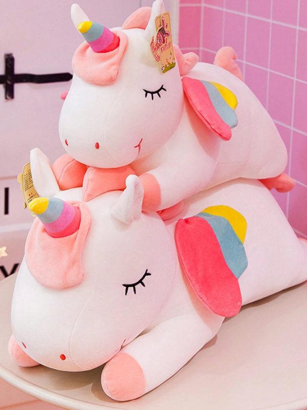 Peluche Lindo de Unicornio – Compañero Mágico y Suave para Niños y Adultos