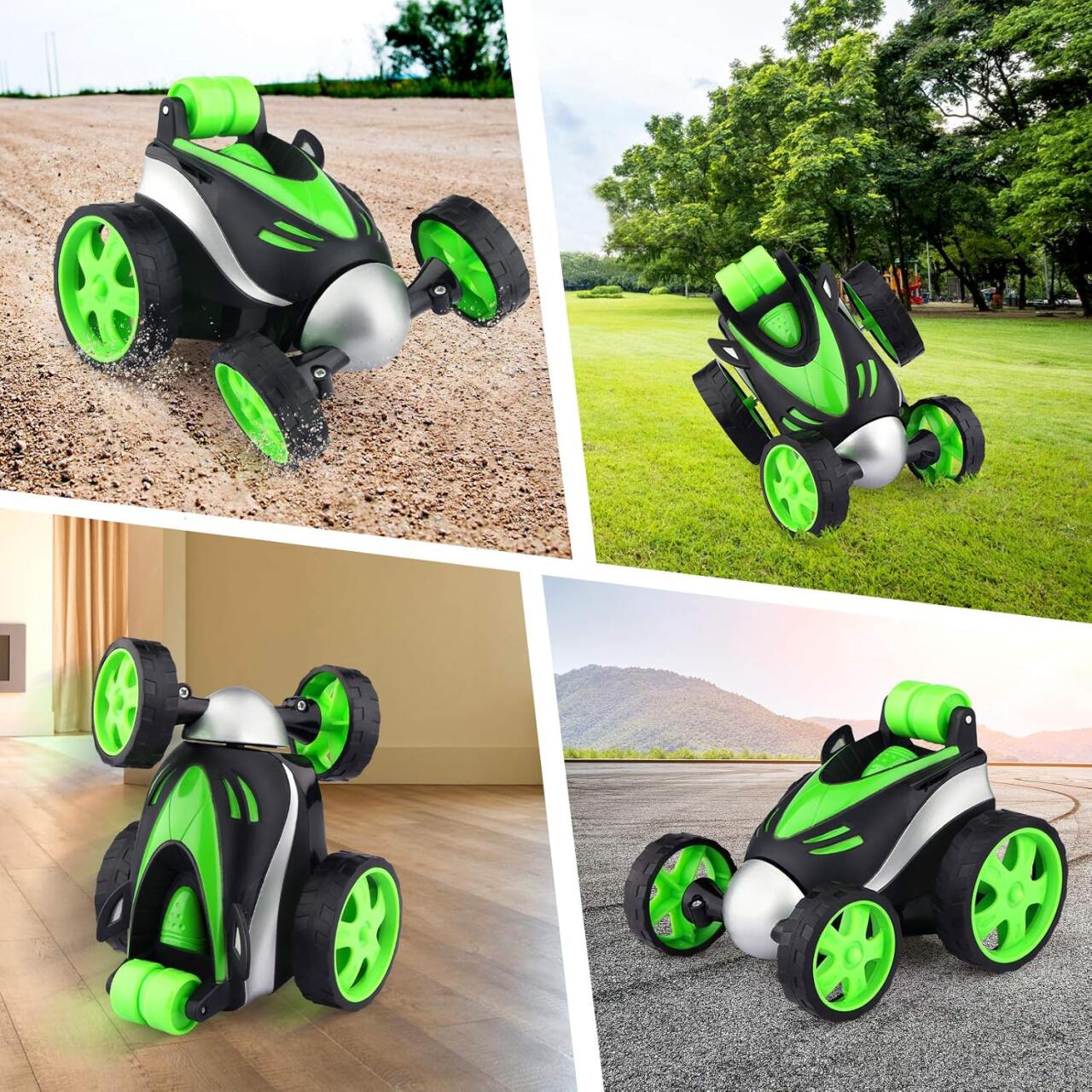 Coche Teledirigido Acrobático Stunt RC para Niños | Rotación 360° y Alta Velocidad